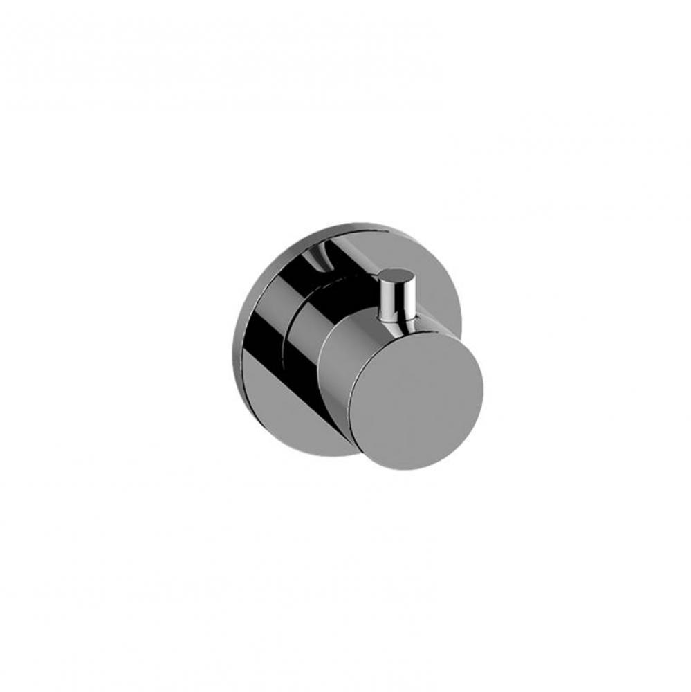 M-Series Round 2-Way Shared Diverter Valve Trim Plate and Handle