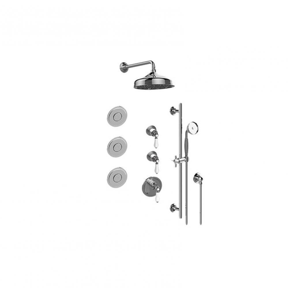 M-Series Full Thermostatic Shower System (Trim Only)