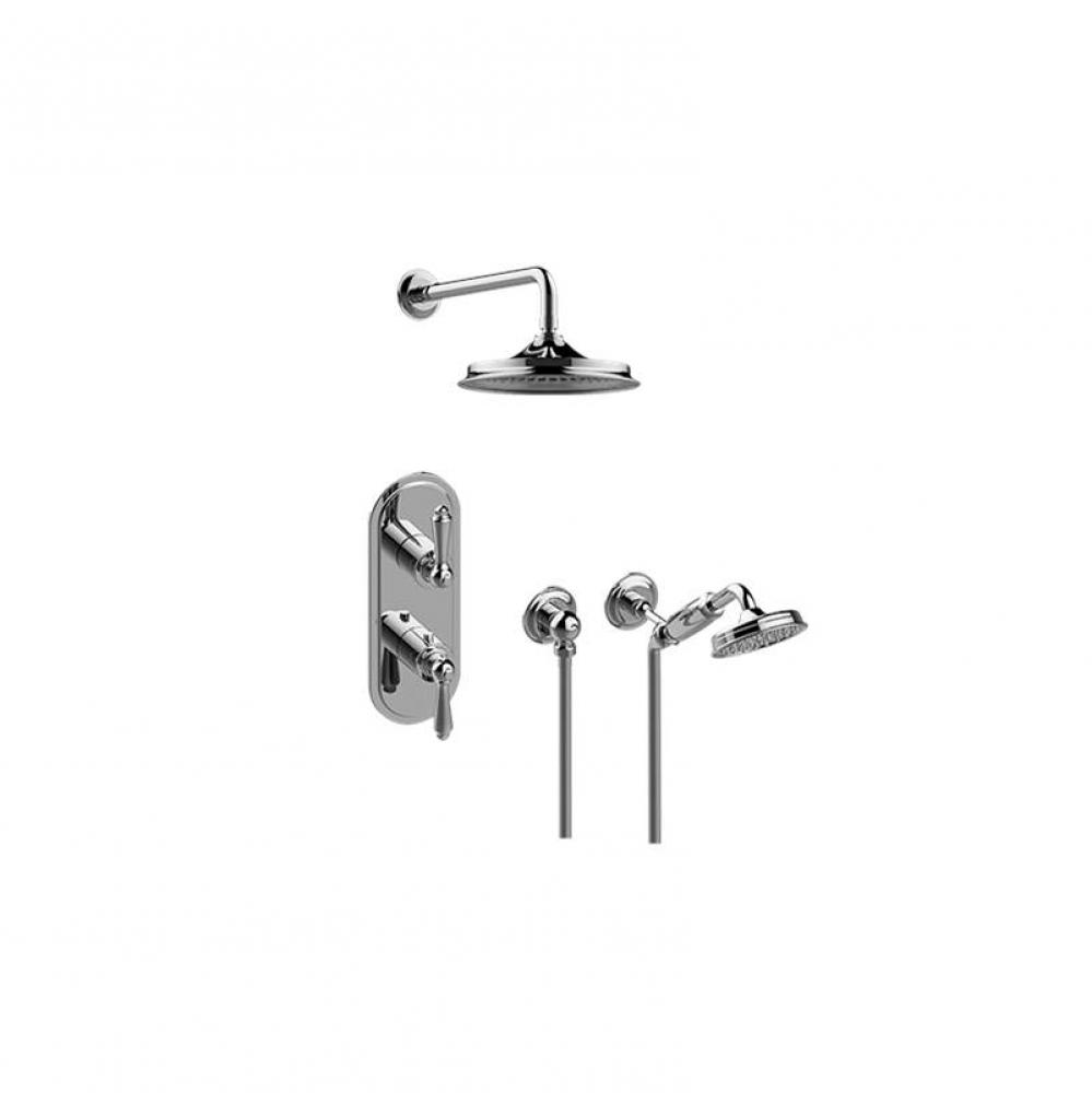 M-Series Thermostatic Shower System - Shower with Handshower (Trim Only)