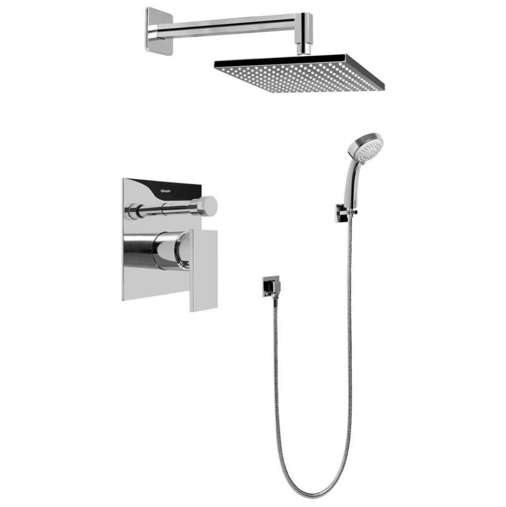 Contemporary Pressure Balancing Shower Set (Rough & Trim)