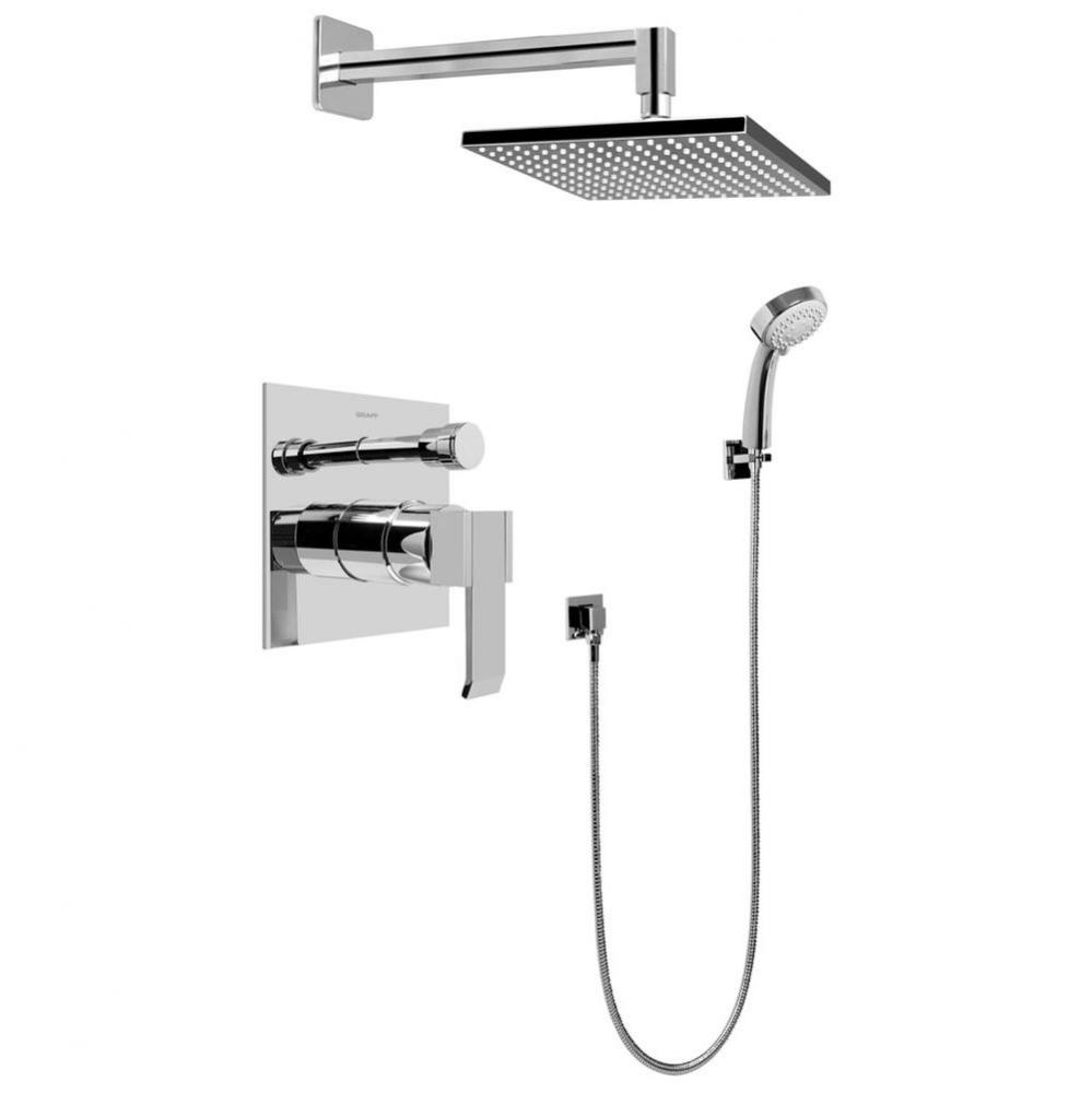 Contemporary Pressure Balancing Shower Set (Rough & Trim)