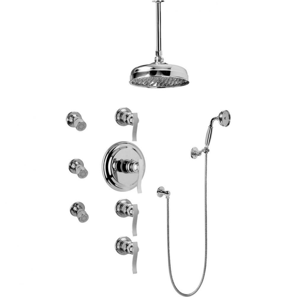 Bali Thermostatic Set w/Body Sprays & Handshower (Rough & Trim)