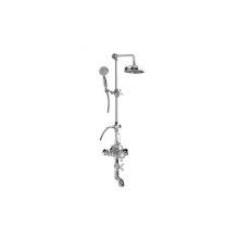 Graff CD4.11-C2S-PC - Traditional Exposed Thermostatic Tub and Shower System - w/Metal Handshower Handle