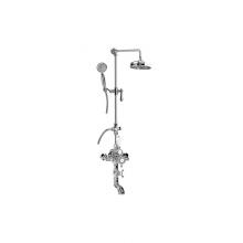 Graff CD4.12-LM34S-PC - Adley Exposed Thermostatic Tub and Shower System - w/Metal Handshower Handle