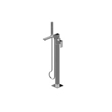 Graff G-11254-LM70N-PC - Incanto Floor Mount Tub Filler w/Diverter and Handshower (Rough and Trim)