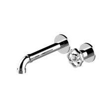 Graff G-11336-C18B-PC/BK-T - Vintage Wall-Mounted Lavatory Faucet with Single Handle (Trim)