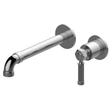 Graff G-11336-LM56B-PC/BK-T - Vintage Wall-Mounted Lavatory Faucet with Single Handle (Trim)