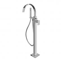 Graff G-1854-LM36N-PC - Sade Floor-Mounted Tub Filler