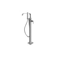 Graff G-2357-LM40N-PC-T - Immersion Floor-Mounted Exposed Tub Filler - Trim Only