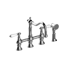 Graff G-4846-LC1-PC - Bridge Kitchen Faucet with Side Spray