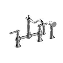 Graff G-4846-LM15-PC - Bridge Kitchen Faucet with Side Spray