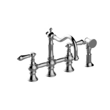 Graff G-4846-LM34-PC - Bridge Kitchen Faucet with Side Spray