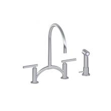 Graff G-4895-LM49-PC - Bridge Kitchen Faucet with Independent Side Spray