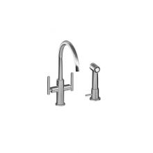 Graff G-5675-LM49K-PC - Contemporary Two-Handle Single-Hole Bar/Prep Faucet w/Independent Side Spray