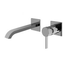Graff G-6235-LM39W-PC-T - Qubic Tre Wall-Mounted Lavatory Faucet w/Single Handle - Trim Only