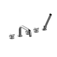 Graff G-6751-C17B-PC - Terra Roman Tub Set w/Handshower - Rough and Trim