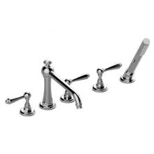 Graff G-6951-LM48B-PC - Camden Roman Tub Set w/Handshower w/Lever Handle (Rough & Trim)