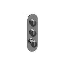 Graff G-8033-___E0-L1__-PC-T - M-Series Round 3-Hole Trim Plate with MOD+ Handles (Vertical Installation)