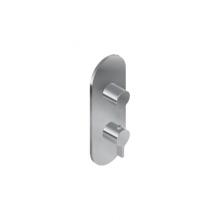 Graff G-8047-LM46E0-PC-T - M-Series Round 2-Hole Trim Plate with Terra Handles (Vertical Installation)