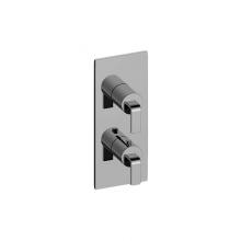 Graff G-8048-LM40E0-PC-T - M-Series Square Thermostatic 2-Hole Trim Plate w/Immersion Handle (Trim Only)