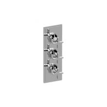 Graff G-8078-C15E0-UB-T - M-Series Finezza UNO 3-Hole Trim Plate w/Cross Handles (Vertical Installation)