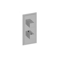 Graff G-8081-SH0-PC-T - M-Series Transitional Square 2-Hole Trim Plate with Square Handles (Vertical Orientation)