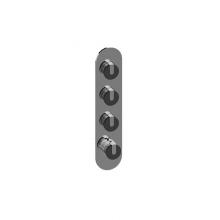Graff G-8084-___E0-L1__-PC-T - M-Series Round 4-Hole Trim Plate with MOD+ Handles (Vertical Installation)