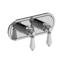 Graff G-8086H-LC1E0-PC-T - Adley Traditional M-Series Valve Trim with Two Handles (Horizontal Orientation)