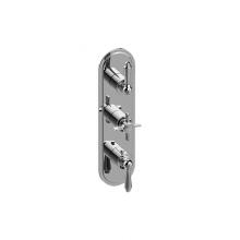 Graff G-8087-ALM48C16-PC-T - Camden Traditional M-Series Valve Trim with Three Handles