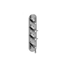 Graff G-8088-ALM15C2-PC-T - Adley Traditional M-Series Valve Trim with Four Handles