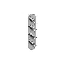 Graff G-8088-C2E0-PC-T - Adley Traditional M-Series Valve Trim with Four Handles