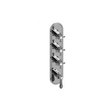Graff G-8088-LM34C2-PC-T - Adley Traditional M-Series Valve Trim with Four Handles