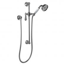 Graff G-8630-LM34S-PC - Adley Traditional Handshower w/Wall-Mounted Slide Bar