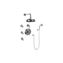 Graff GA5.222B-LM22S-PC-T - Full Thermostatic Shower System with Transfer Valve (Trim Only)