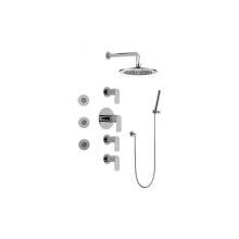 Graff GB1.122A-LM42S-PC-T - Full Thermostatic Shower System (Trim Only)