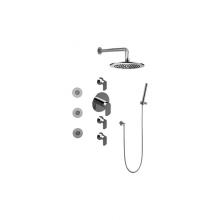 Graff GB1.122A-LM45S-PC-T - Full Thermostatic Shower System - Trim Only