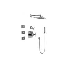Graff GC5.122A-C9S-PC-T - Full Thermostatic Shower System with Transfer Valve (Trim Only)
