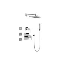 Graff GC5.122A-LM40S-PC-T - Full Thermostatic Shower System with Transfer Valve (Trim Only)