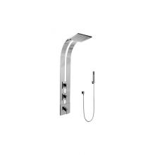 Graff GE2.020A-LM31S-PC-T - Square Thermostatic Ski Shower Set w/Handshowers (Trim Only)