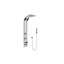 Graff GE2.020A-LM39S-PC-T - Square Thermostatic Ski Shower Set w/Handshowers (Trim Only)