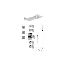 Graff GH1.123A-LM31S-PC - Full Square Thermostatic Shower System
