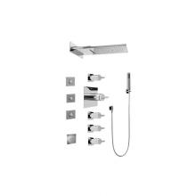 Graff GH1.124A-C14S-PC - Full Square LED Thermostatic Shower System