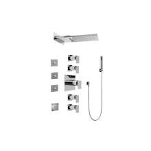 Graff GH1.124A-LM31S-PC-T - Full Square LED Thermostatic Shower System - Trim