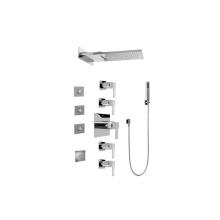 Graff GH1.124A-LM38S-PC - Full Square LED Thermostatic Shower System