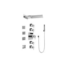 Graff GH1.124A-LM39S-PC - Full Square LED Thermostatic Shower System