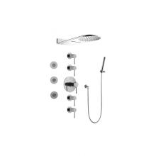 Graff GK1.123A-LM37S-PC-T - Full Round Thermostatic Shower System - Trim