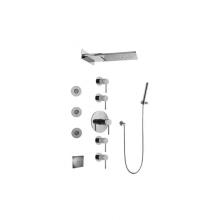 Graff GK1.124A-LM37S-PC-T - Full Round LED Thermostatic Shower System - Trim