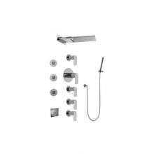 Graff GK1.124A-LM42S-PC-T - Full Round LED Thermostatic Shower System - Trim