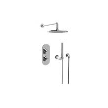 Graff GL2.022WD-LM42E0-PC - M-Series Thermostatic Shower System - Shower with Handshower (Rough & Trim)