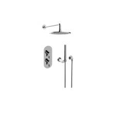 Graff GL2.022WD-LM46E0-PC - M-Series Thermostatic Shower System - Shower with Handshower (Rough & Trim)